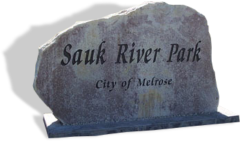 Granite Boulder for Sauk River Park of Melrose, MN